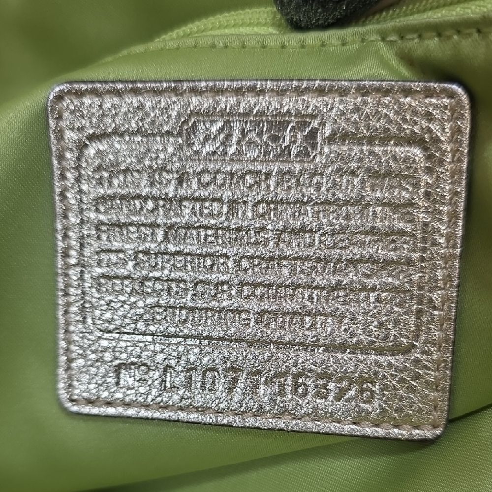 Coach Poppy Legacy Stripe Glam Tote - Picture 14 of 15